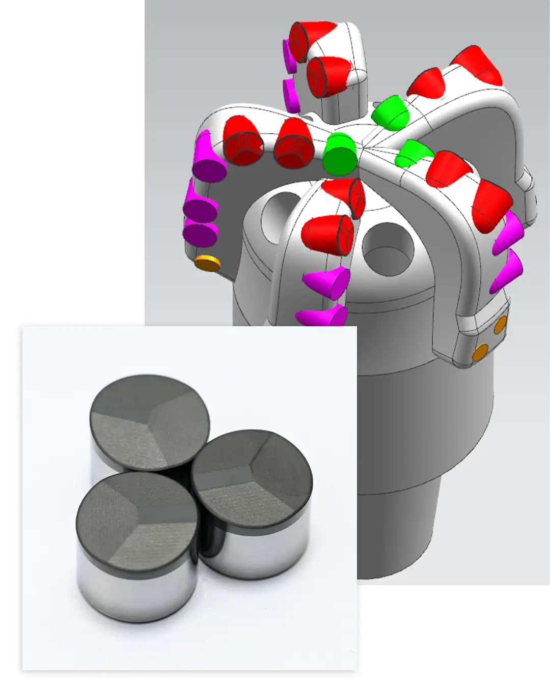 4D shaped PDC Cutter(images 19)
