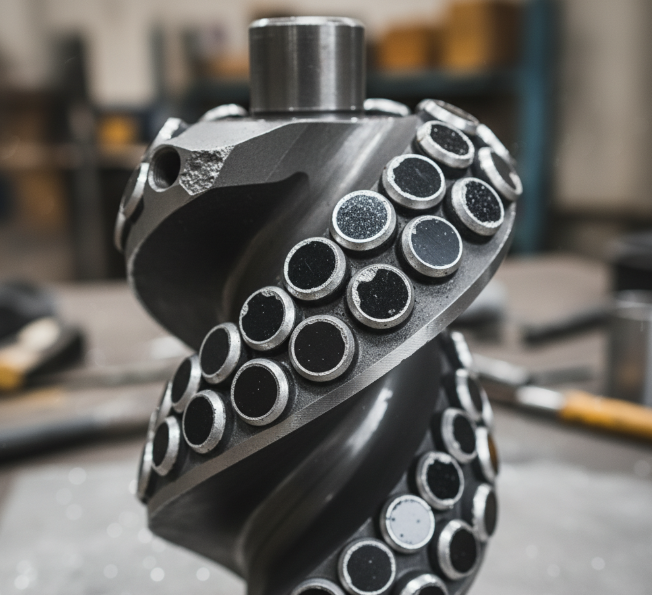 Diamond PDC drill bit diagram