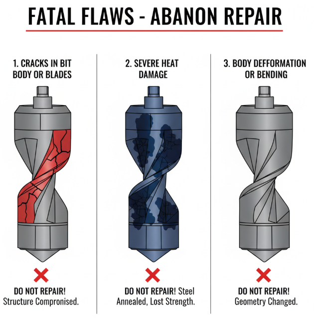 Points à prendre en compte lors de l'utilisation de trépans pour le PDC