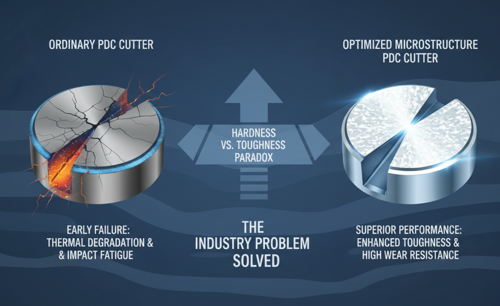 PDC Bit Cutter Contrast Point