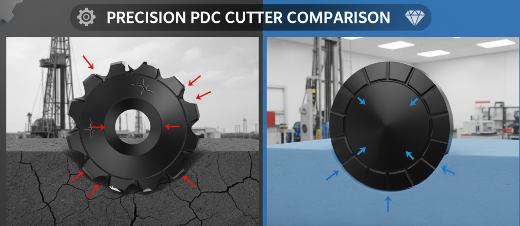 Precision PDC Cutter Comparison Points