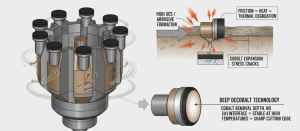 Буровое долото для нефтяных месторождений Pdc