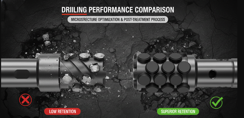 Фрезы PDC для бурения Точка сравнения