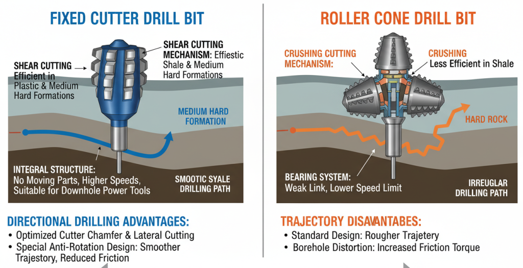 Fixed Cutter Drill Bits Comparison Points